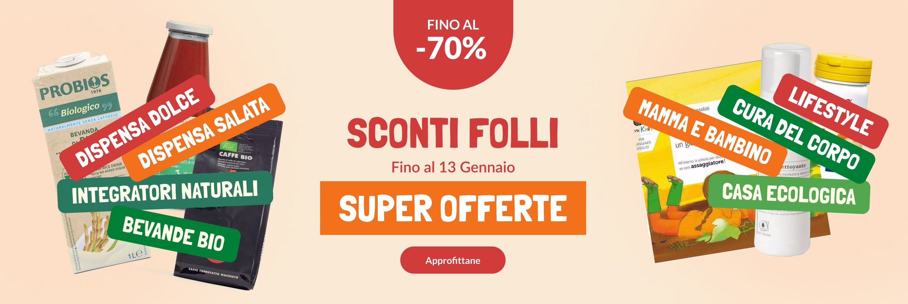 Sconti Folli fino al -70%