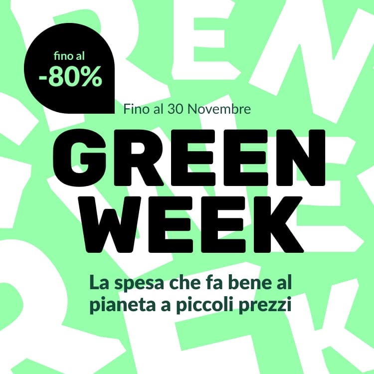 Promo Greenweek 2024 - sconti fino all'80%