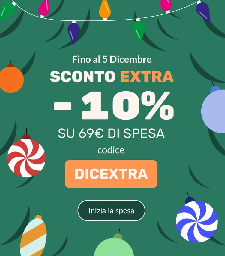 Sconto Extra -10% su 69€ di spesa