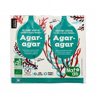 Agar Agar - Gelificante da Alghe Marine Bio 2x4 g (bustine