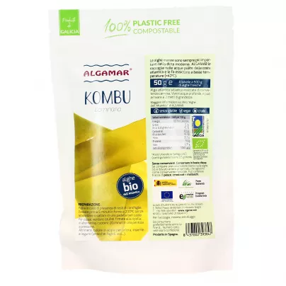 Algamar - Alga Kombu - Laminaria di Probios, 100 grammi 