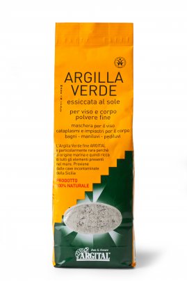 Argilla Verde Essiccata al Sole 25 kg