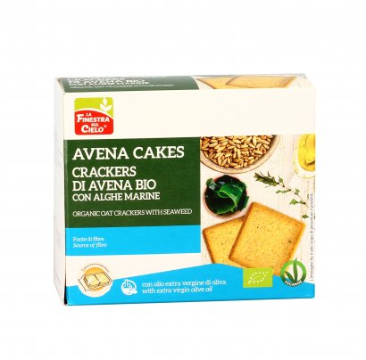 Crackers di Avena Bio con Alghe Marine - Avena Cakes