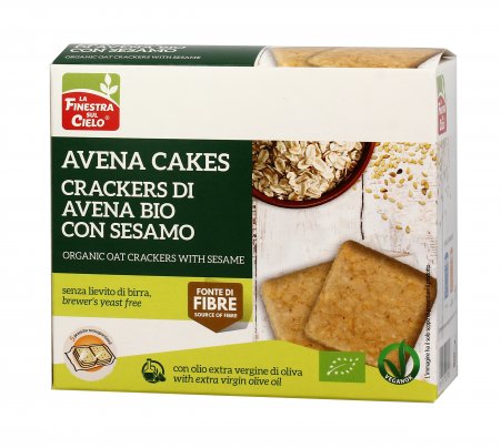 Crackers di Avena Bio Sesamo - Avena Cakes