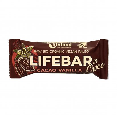 Barretta Raw Bio Vaniglia e Cioccolato - Lifebar