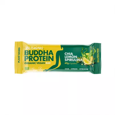Barretta Vegan Limone, Chia e Spirulina - Buddha Protein
