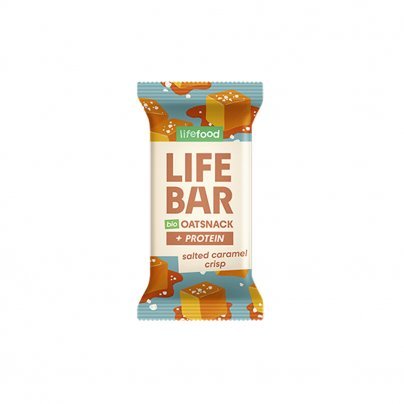 Barretta Proteica Bio con Avena e Caramello Salato - Lifebar Protein