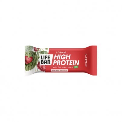 Barretta Proteica con Fragole Bio - Lifebar Strawberry