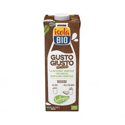 Bevanda Vegetale Bio Riso, Soia e Cocco con Cioccolato "Gusto Giusto Choco"