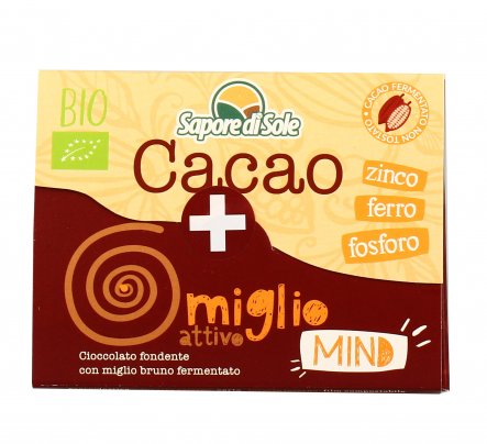 Cacao e Miglio Attivo - Cioccolato Fondente Bio