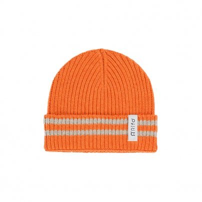 Cappello Bambino in Cashmere Rigenerato Marcellino (8-10 Anni) Arancio Becco d'Oca