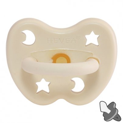 Ciuccio Ortodontico per Bambini (3-36 Mesi) Bianco Latte