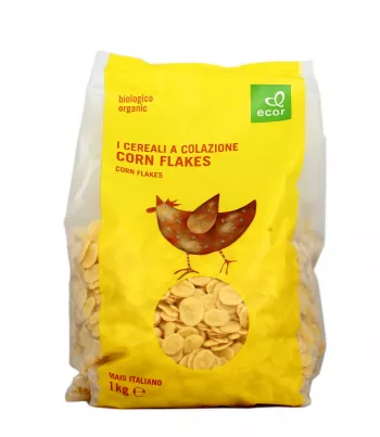 Corn Flakes Bio Cotti al Vapore - Ecor - Cereali per la Colazione