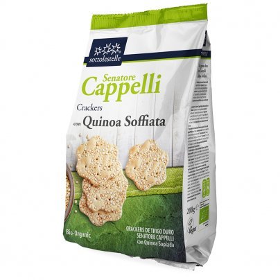 Cracker con Quinoa Soffiata Bio