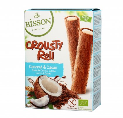 Cialda Snack Cacao e Crema di Cocco "Crousty Roll"