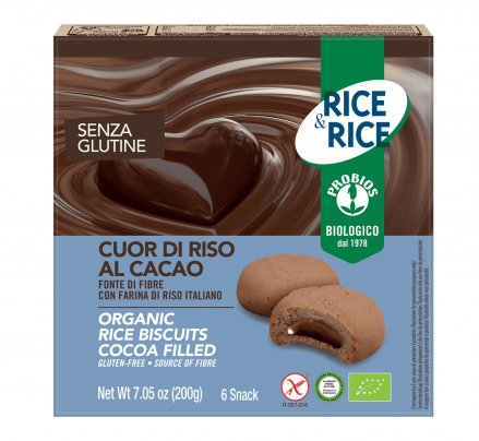 Biscotti Cuor di Riso al Cacao