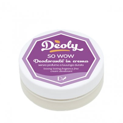Deodorante in Crema "Deoly So Wow" - Senza Profumo 50 ml