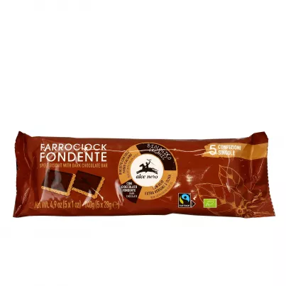 Biscotti al Farro con Cioccolato Fondente Bio "Farrociok" 5 x 28 g (140 g)