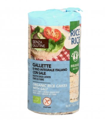 Gallette di Riso Integrale Italiano con Sale - Rice & Rice