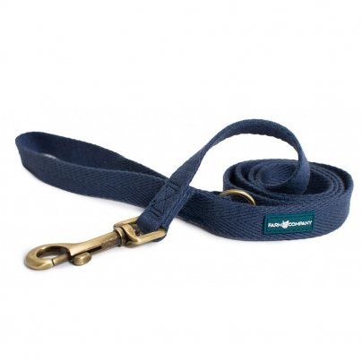 Guinzaglio in Fibra di Soia Blu Navy Taglia L/XL