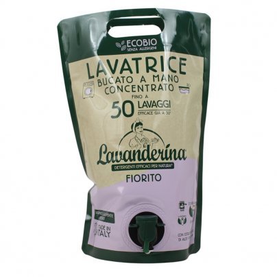 Detersivo Lavatrice e Bucato a Mano Concentrato Fiorito - Formato Convenienza con Spina