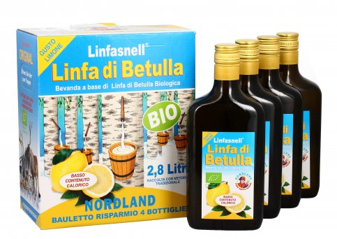Linfa di Betulla Bio "Linfasnell" gusto Limone (Confezione Risparmio)