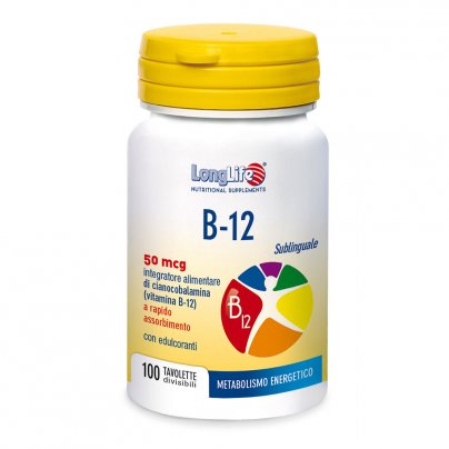 Vitamina B12 Sublinguale 50 Mcg - Metabolismo Energetico