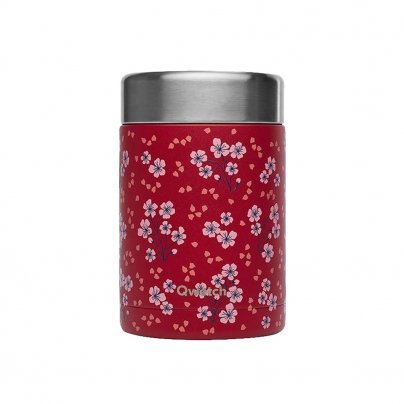 Lunch Box Contenitore Porta Pranzo Termico - Hanami Rosso