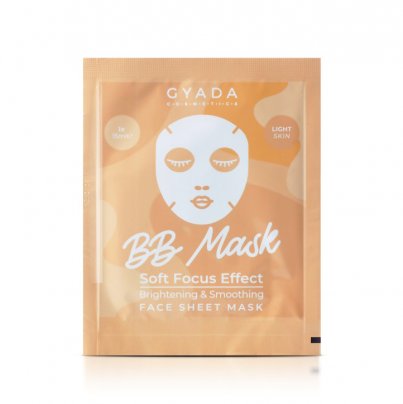 Maschera Viso in Tessuto con BB Crema "BB Mask" - Pelle Medio-Chiara