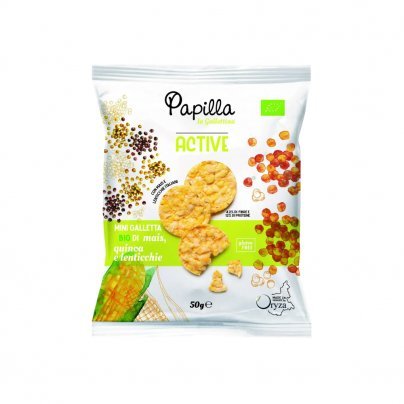 Mini Gallette di Mais Bio Active - Papilla la Gallettina