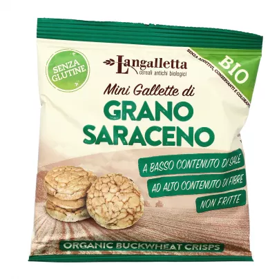 Mini Gallette di Grano Saraceno Bio Senza Glutine - Langalletta