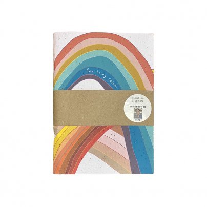 Quaderno Notebook con Cover Piantabile - Arcobaleno