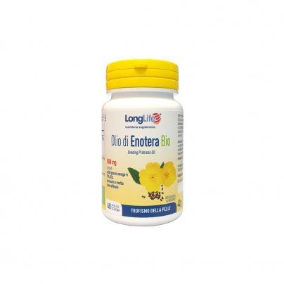 Olio di Enotera Bio 500 mg - Integratore per la Pelle
