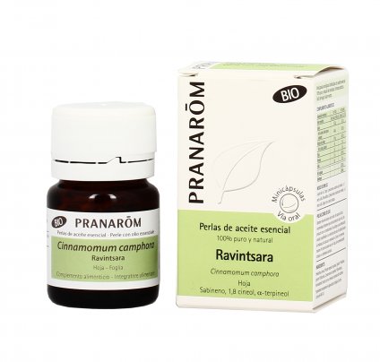 Ravintsara - Perle con Olio Essenziale - Sistema Immunitario e Respirazione
