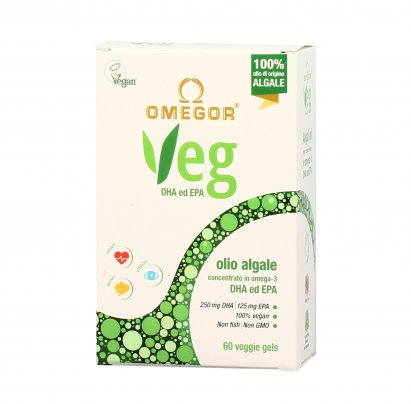 Omegor Veg - Integratore Olio Algale di Omega 3