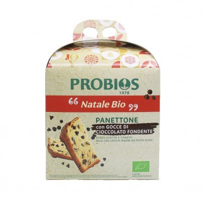 Panettone Bio con Gocce di Cioccolato Fondente