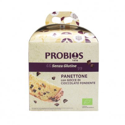 Panettone Bio con Gocce di Cioccolato - Senza Glutine