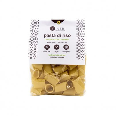 Paccheri Pasta di Riso Italiano - Nichel Free