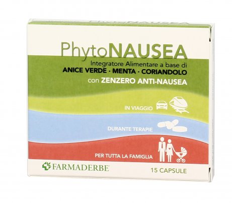 Phyto Nausea - Integratore con Zenzero, Anice Verde e Menta