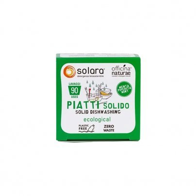 Detersivo Piatti Solido alla Menta Piperita - Solara 80 g