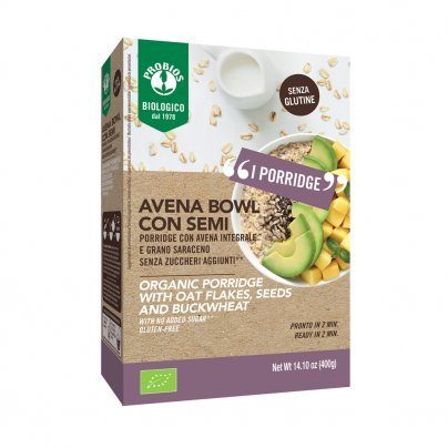 Porridge Avena Bowl con Semi Bio - Senza Glutine