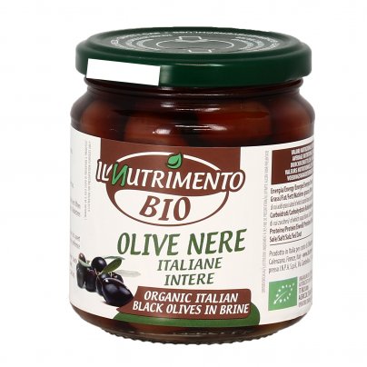 Olive Nere Intere Italiane in Salamoia
