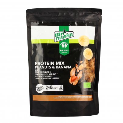 Mix Bio di Proteine Vegetali "Protein Mix" con Arachidi e Banana - Senza Glutine