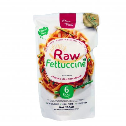 Pasta di Konjac Senza Glutine - Raw Fettuccine