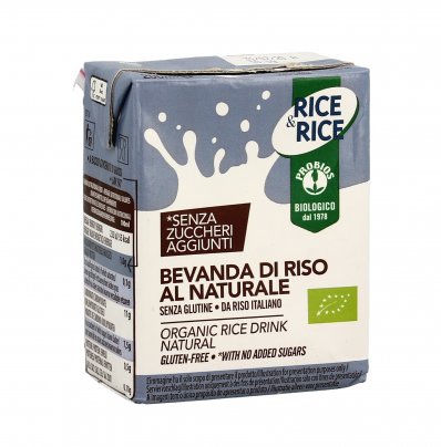Bevanda di Riso al Naturale - Rice & Rice 200 ml (con cannucia)