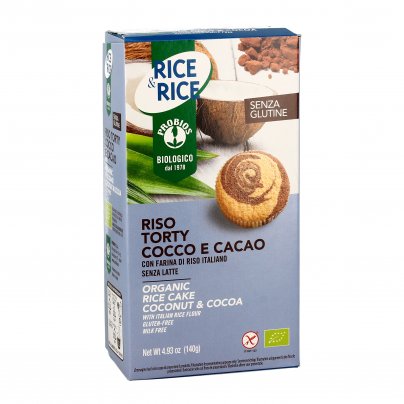 Merendina Riso Torty Cocco e Cacao - Senza Glutine - Rice & Rice