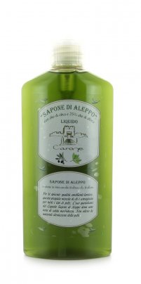 Sapone di Aleppo Liquido con Olio di Oliva e 25% Olio di Alloro 400 ml