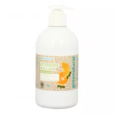 Detergente Delicato Mani e Corpo - Menta e Arancio 500 ml