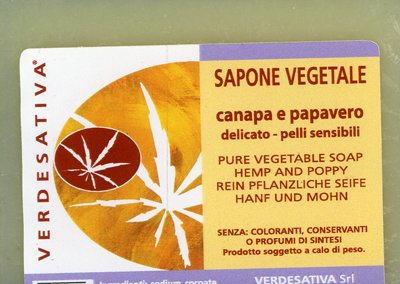 Sapone Vegetale Canapa e Papavero