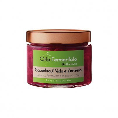 Sauerkraut Viola e Zenzero Bio - Verdure Fermentate